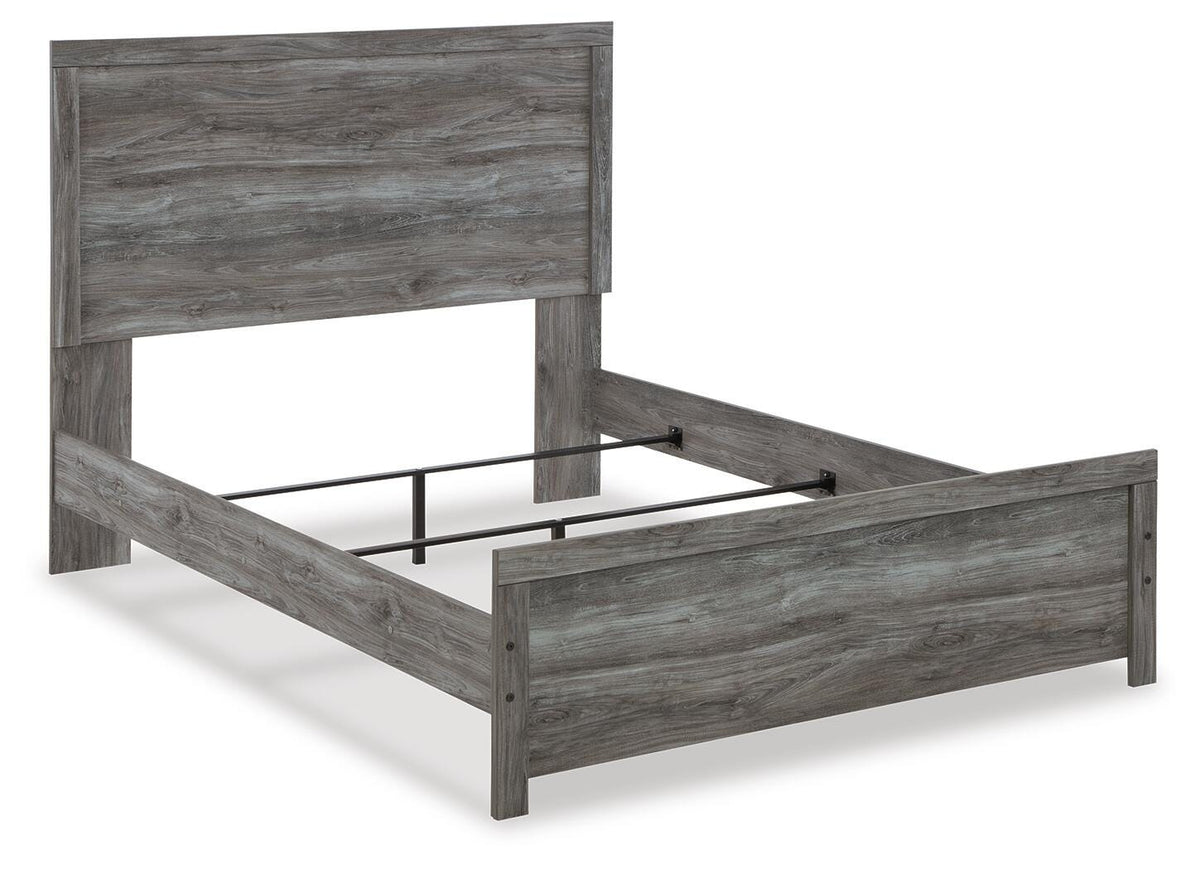 Bronyan Panel Bed, Dresser, Mirror and Nightstand - Dark Gray  (B1290-SI) - Image 5