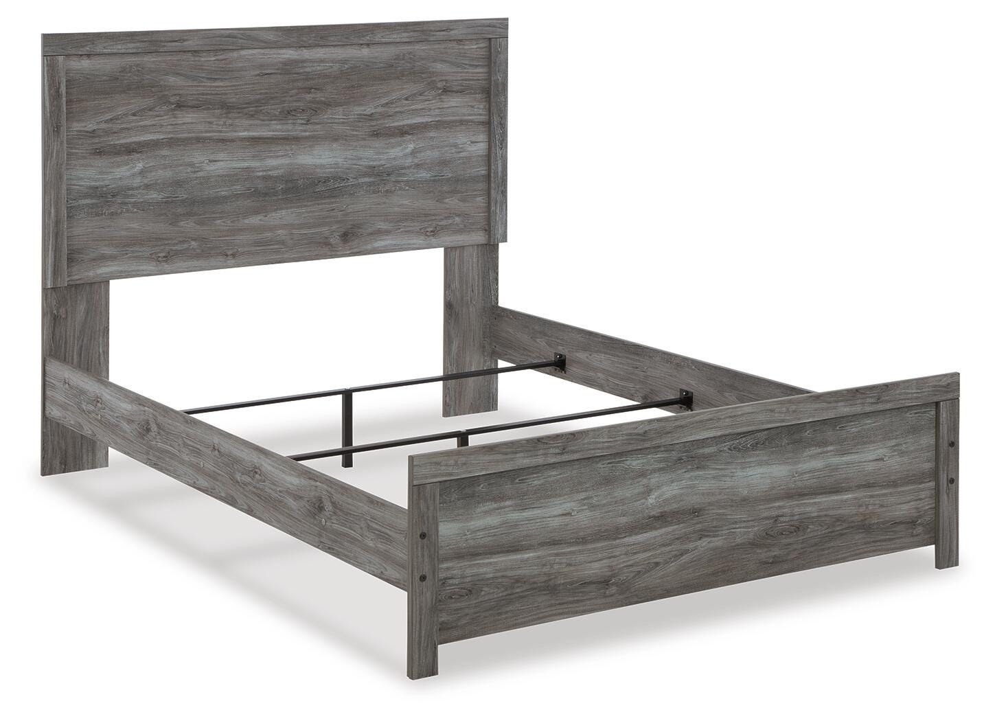 Bronyan Panel Bed, Dresser, Mirror and Nightstand - Dark Gray  (B1290-SI) - Image 5
