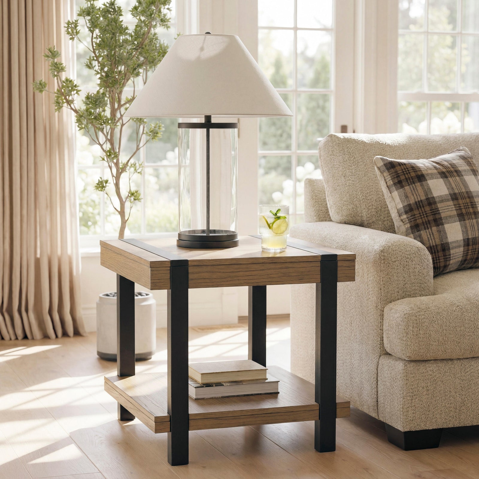 Jorannti End Table - Medium Brown  (T631-SI) - Image 4