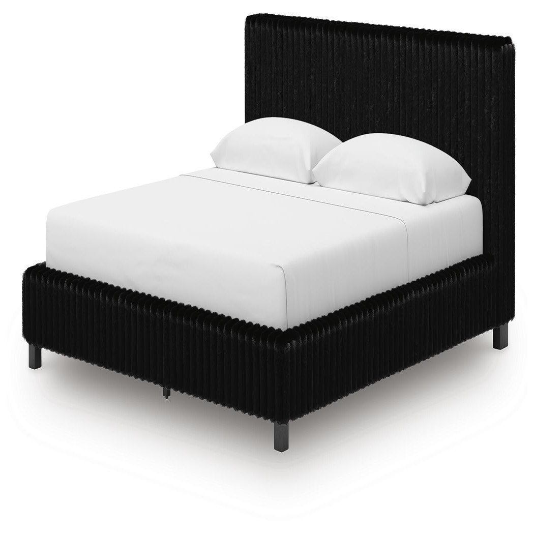 Zuraleus King Upholstered Bed, 2 Chests and 2 Nightstands (PCB3380-SI) - Image 15