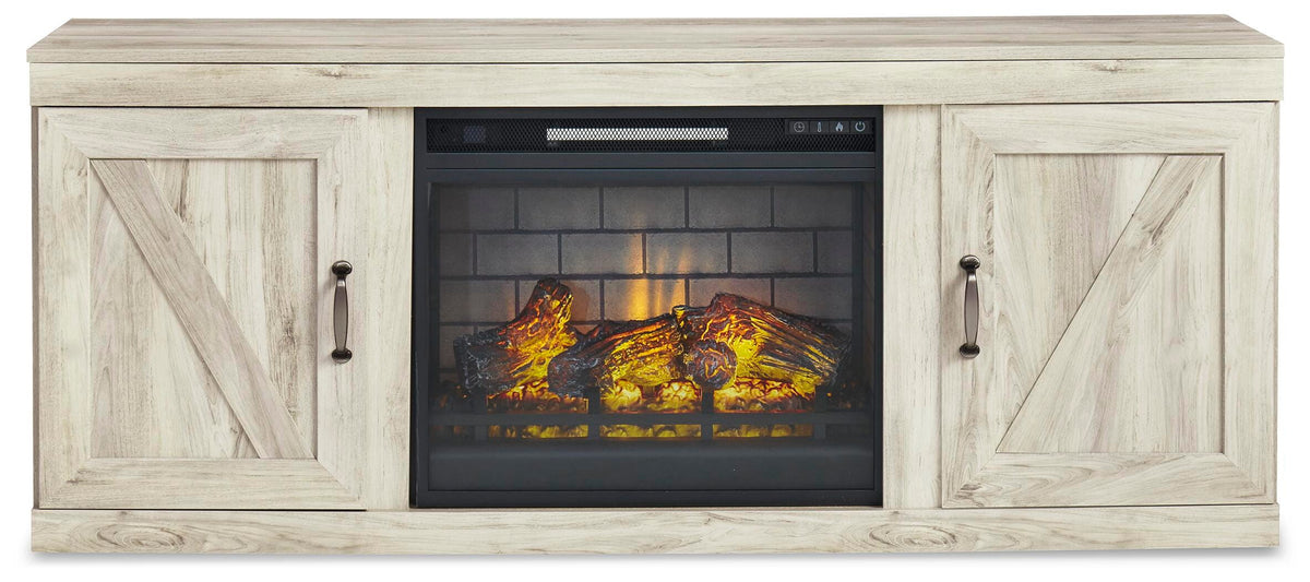 Bellaby 4-Piece Entertainment Center with Electric Fireplace (EW0331-SI) - Image 4