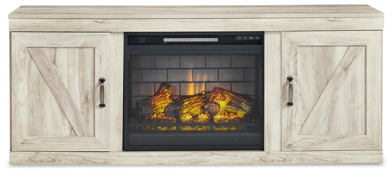 Bellaby 4-Piece Entertainment Center with Electric Fireplace (EW0331-SI) - Image 4