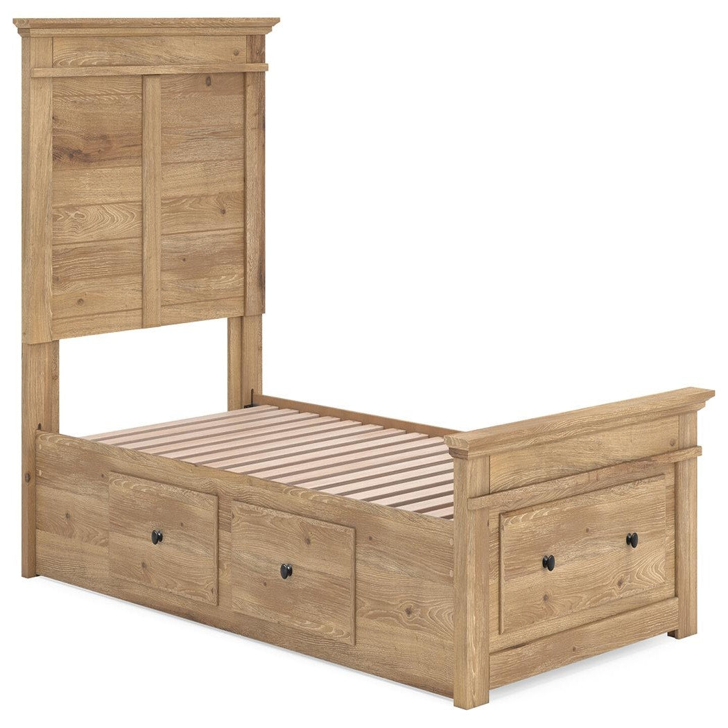 Makidern Twin Panel Storage Bed (PCB1170-SI) - Image 3