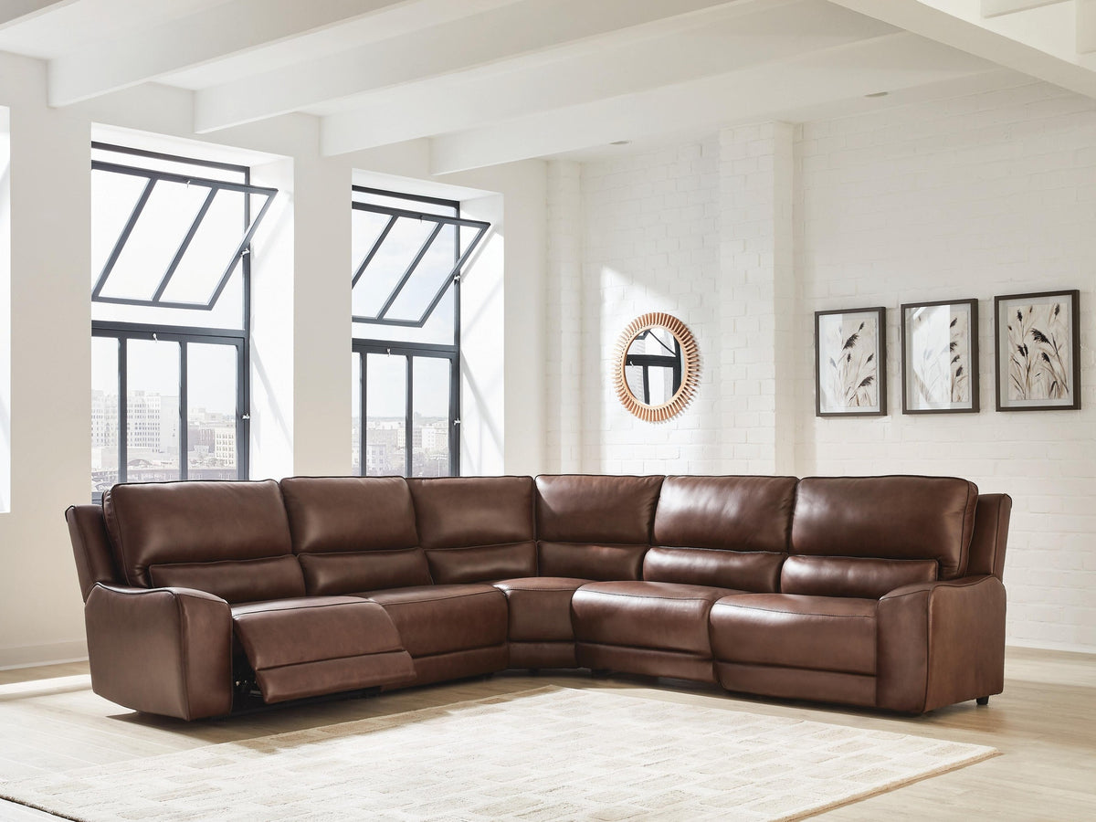 DeepWakes 5-Piece Power Reclining Sectional (PCU62607-SI) - Image 2
