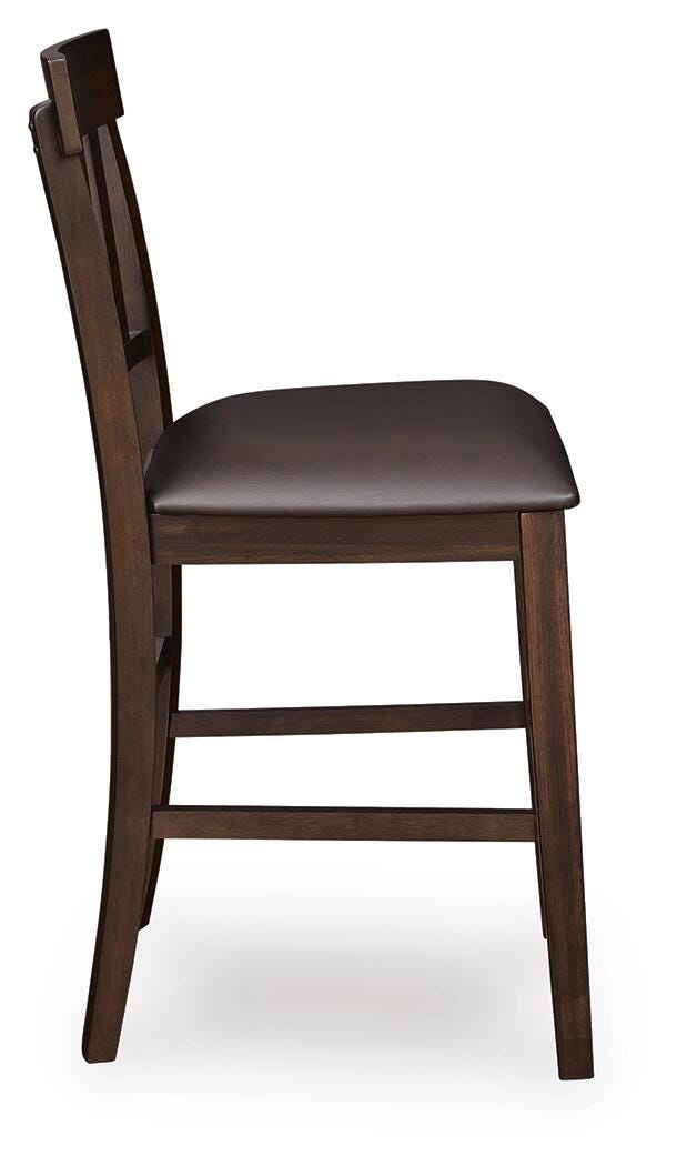 Haddigan Counter Height Dining Table and 4 Barstools (D596-SI) - Image 9