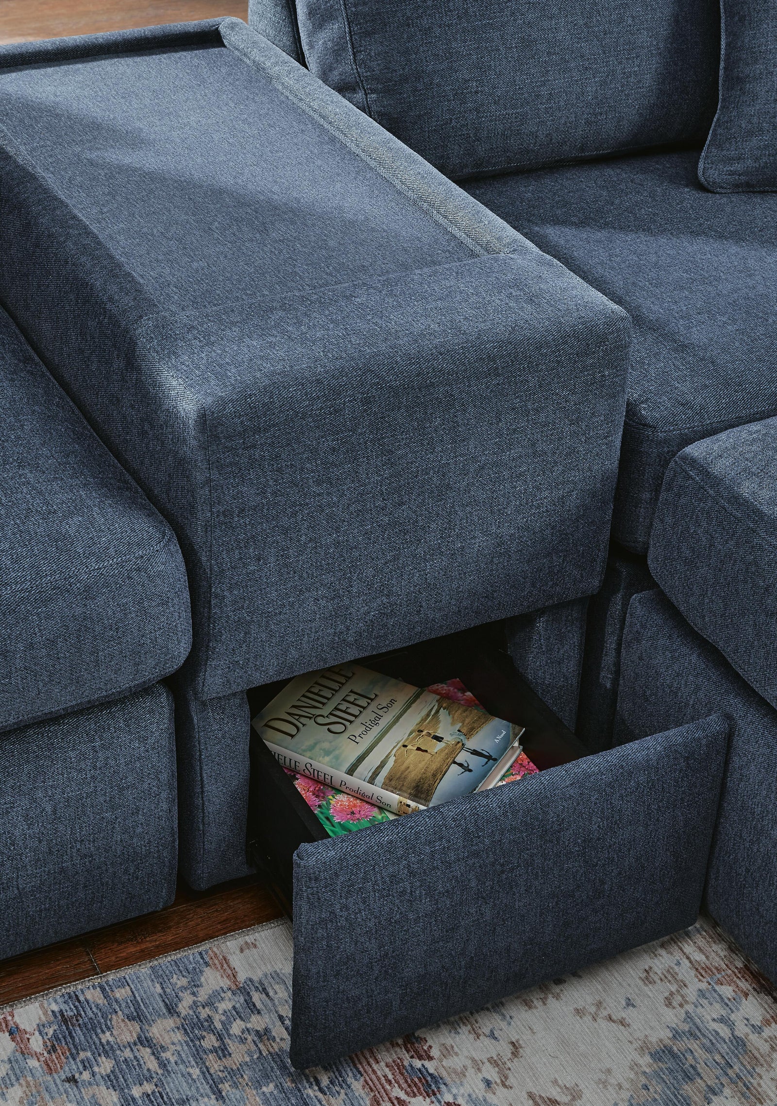 Modmax 6-Piece Sectional with Chaise and Ottoman (92121-SI) - Image 21