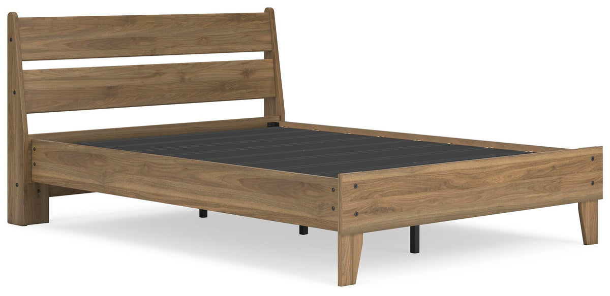 Deanlow Platform Panel Bed (Youth) - Honey  (EB1866-SI) - Image 2