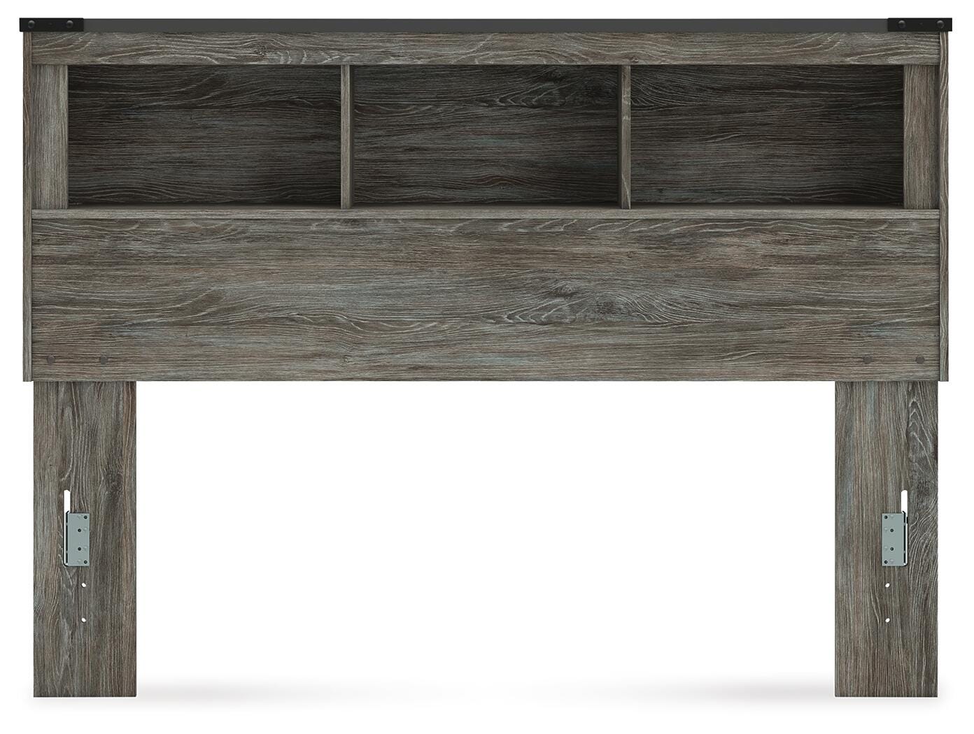 Frandern Bookcase Headboard - Gray  (B4480-SI) - Image 2