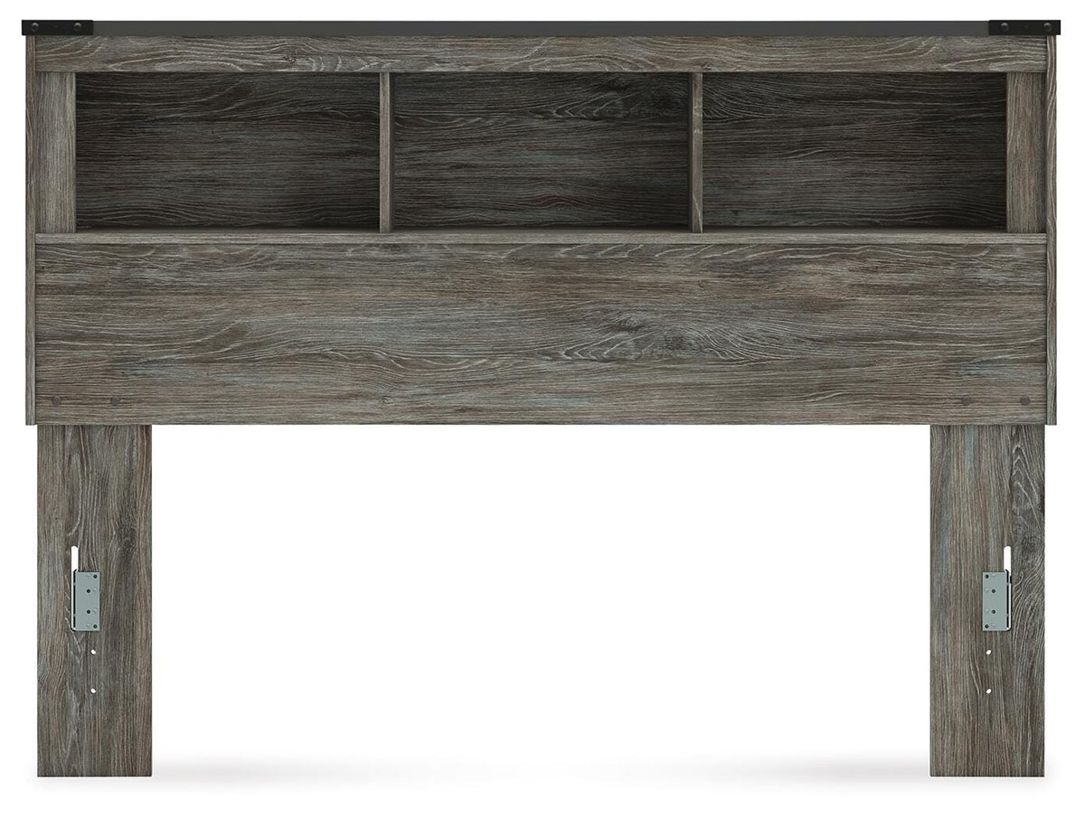 Frandern Bookcase Headboard (Youth) - Gray  (B4480-SI) - Image 6