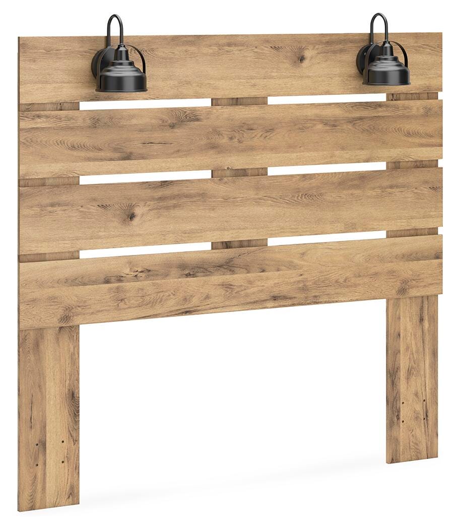 Larstin Panel Headboard - Tan Brown  (EB2712-SI)