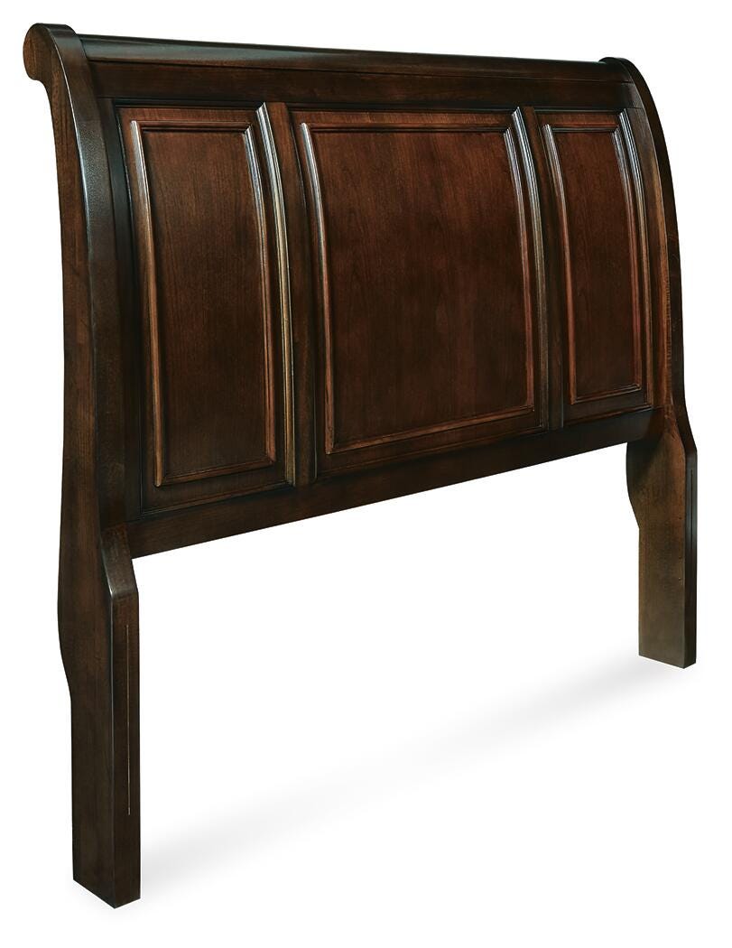 Porter Queen Sleigh Headboard - Rustic Brown  (B697-SI)