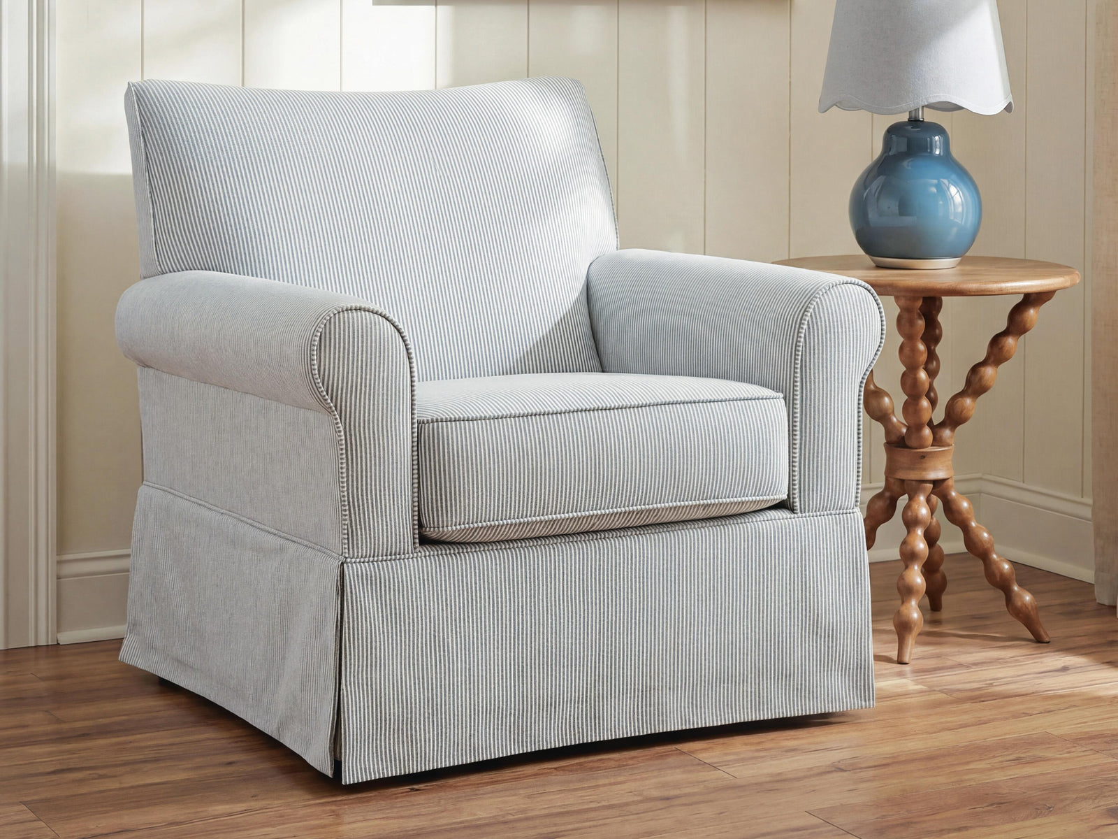 Searcy Swivel Glider Accent Chair (A3000853-SI) - Image 2