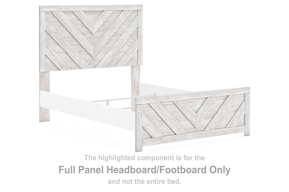 Cayboni Panel Headboard/Footboard (Youth) - Whitewash  (B3788-SI) - Image 2