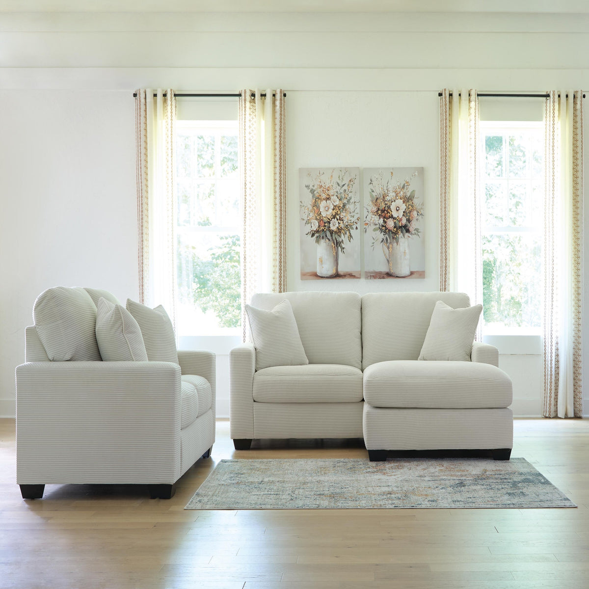 Greenbriar Sofa Chaise and Loveseat (PC32006-SI) - Image 9
