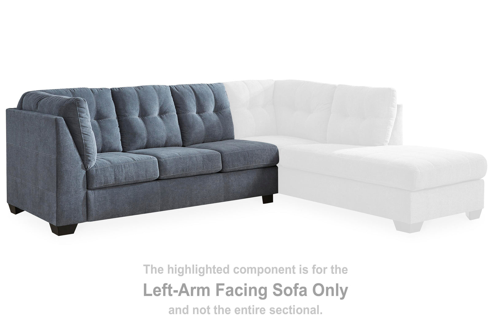 Marleton Left-Arm Facing Sofa (55303-SI) - Image 4