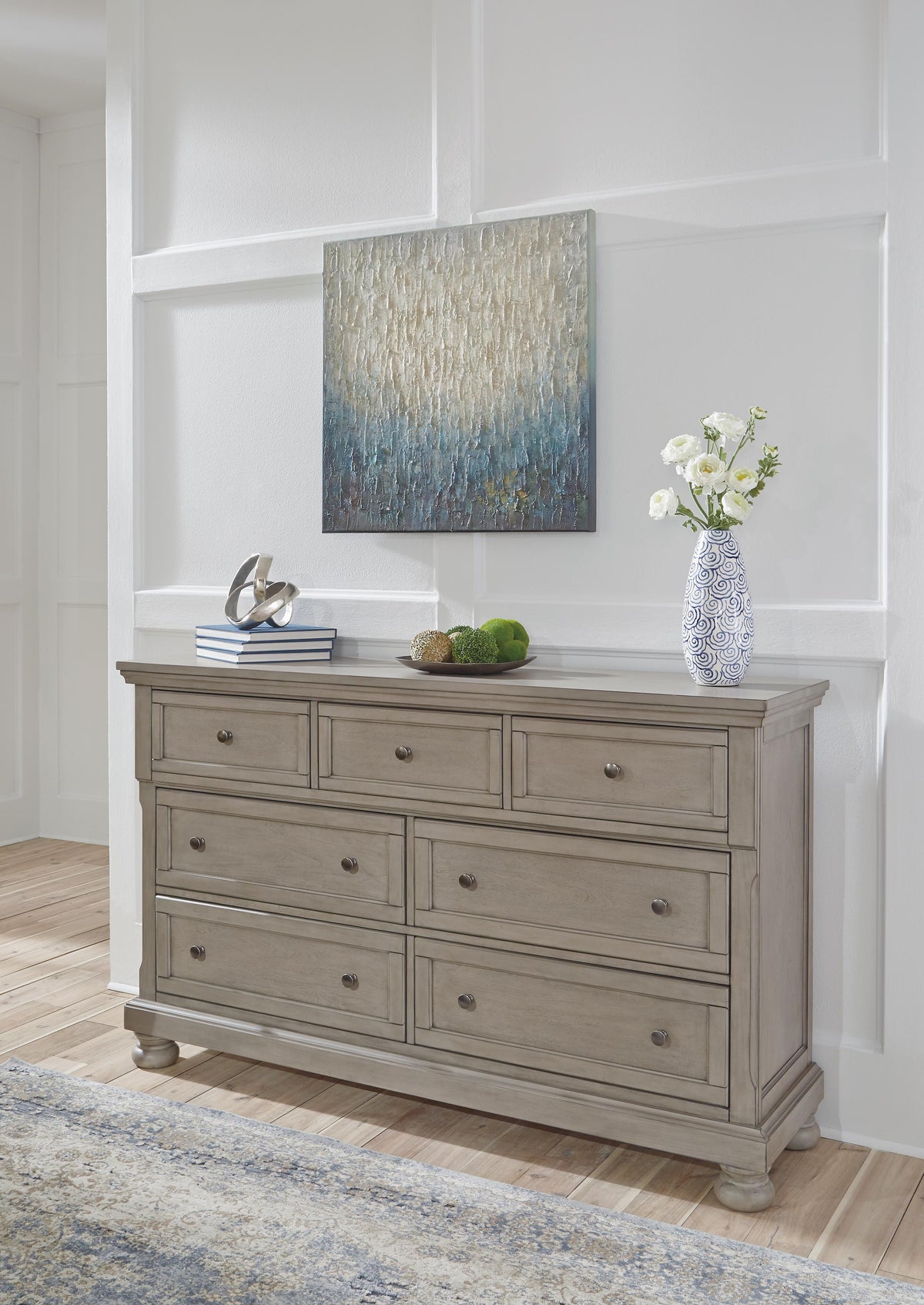Lettner Dresser - Light Gray  (B733-SI) - Image 3