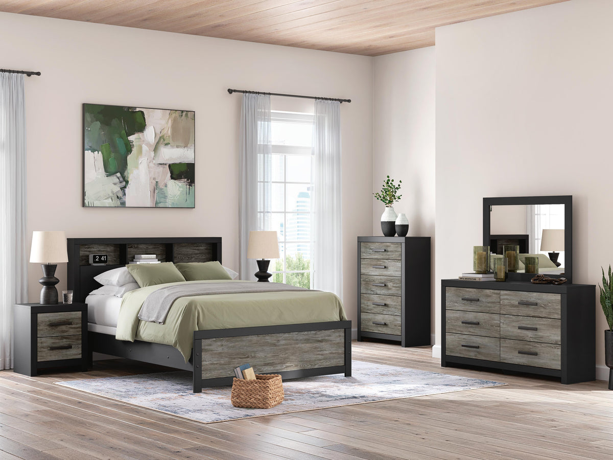 Broachmyn Queen Panel Bed (PCB1118-SI)