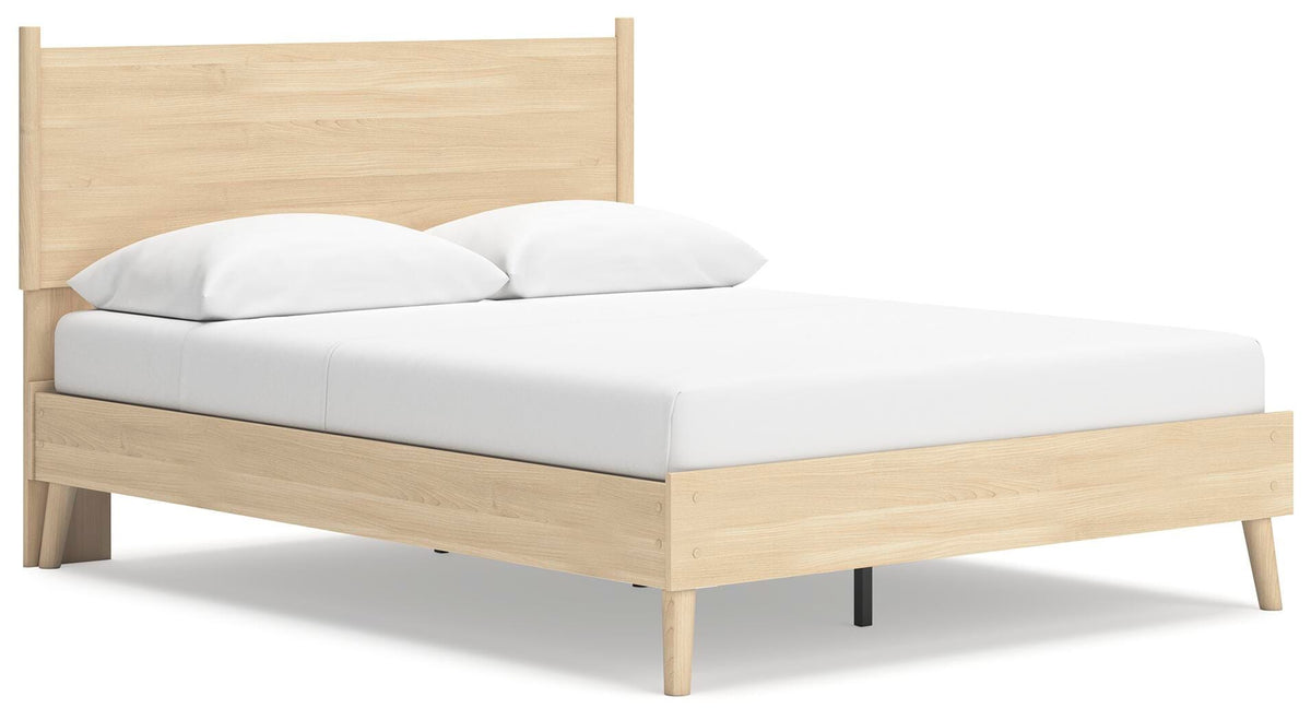 Cabinella Platform Panel Bed - Tan  (EB2444-SI)