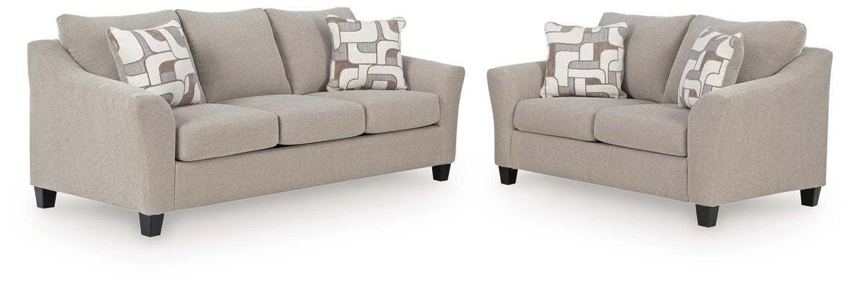 Willarae Sofa and Loveseat (59803-SI)