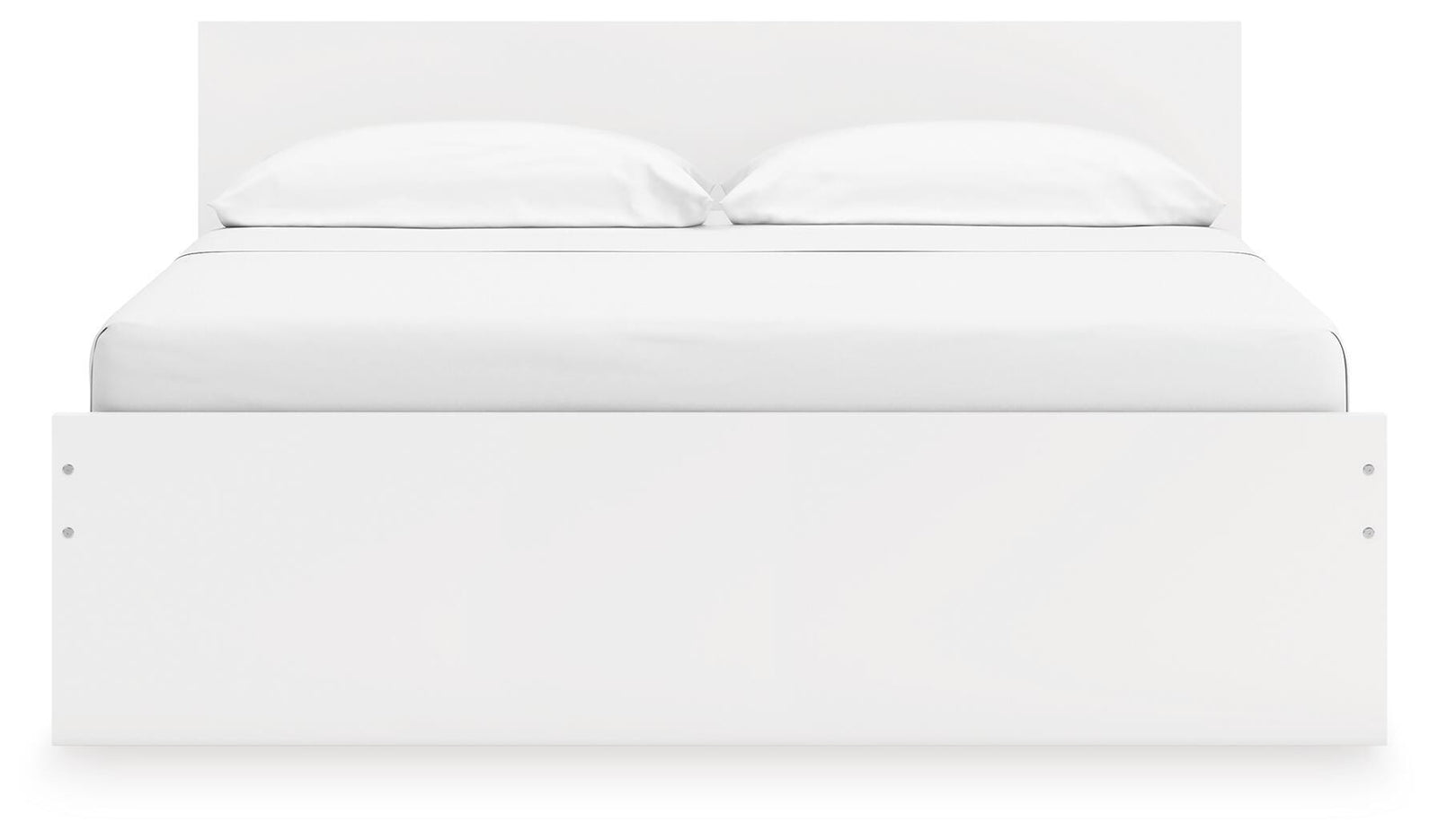 Onita Panel Platform Bed with Storage - White  (EB9630-SI) - Image 4