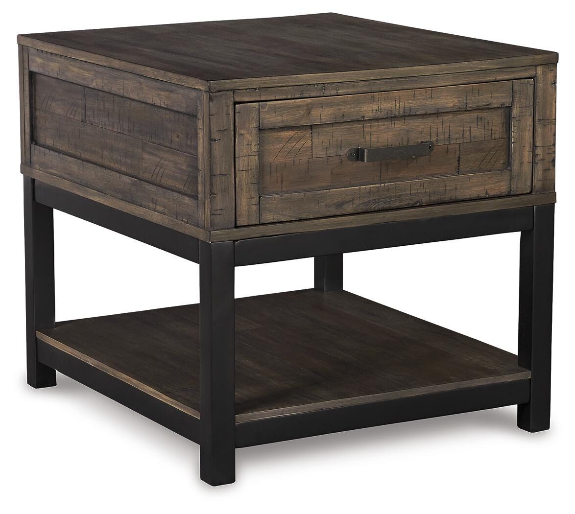 Johurst Lift-top Coffee Table and 2 End Tables - Grayish Brown  (T444-SI) - Image 4