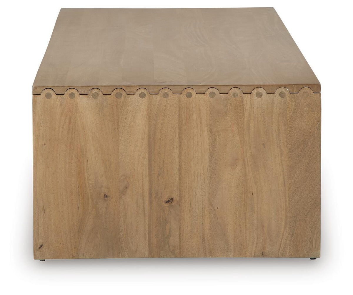 Ella Grove Coffee Table - Rich Brown  (T639-SI) - Image 4