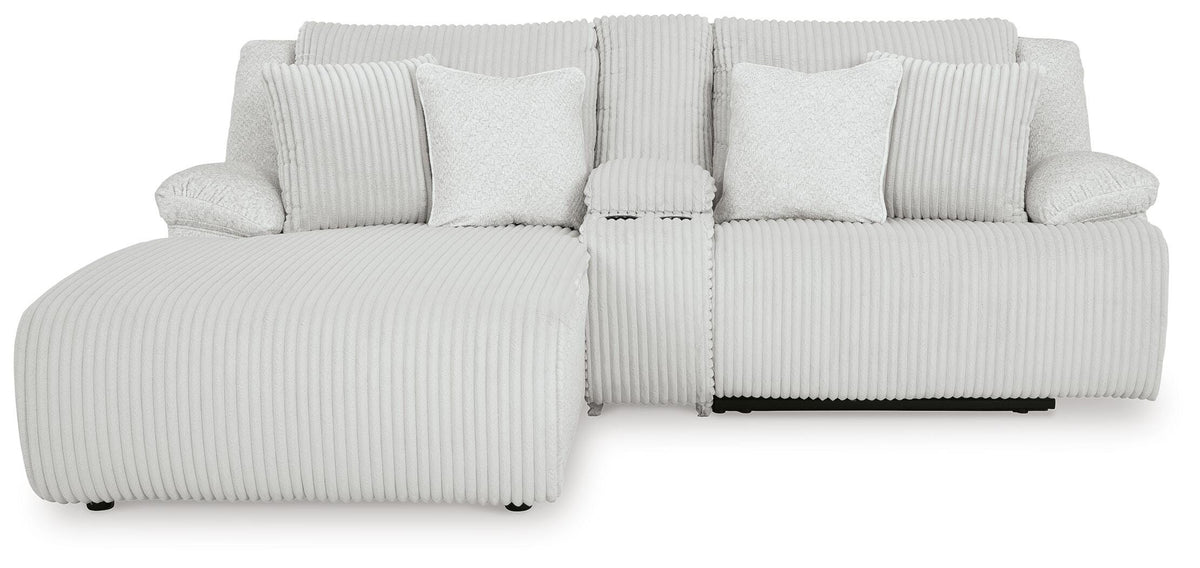 Top Tier 3-Piece Reclining Sectional Sofa with Chaise (92706-SI) - Image 3