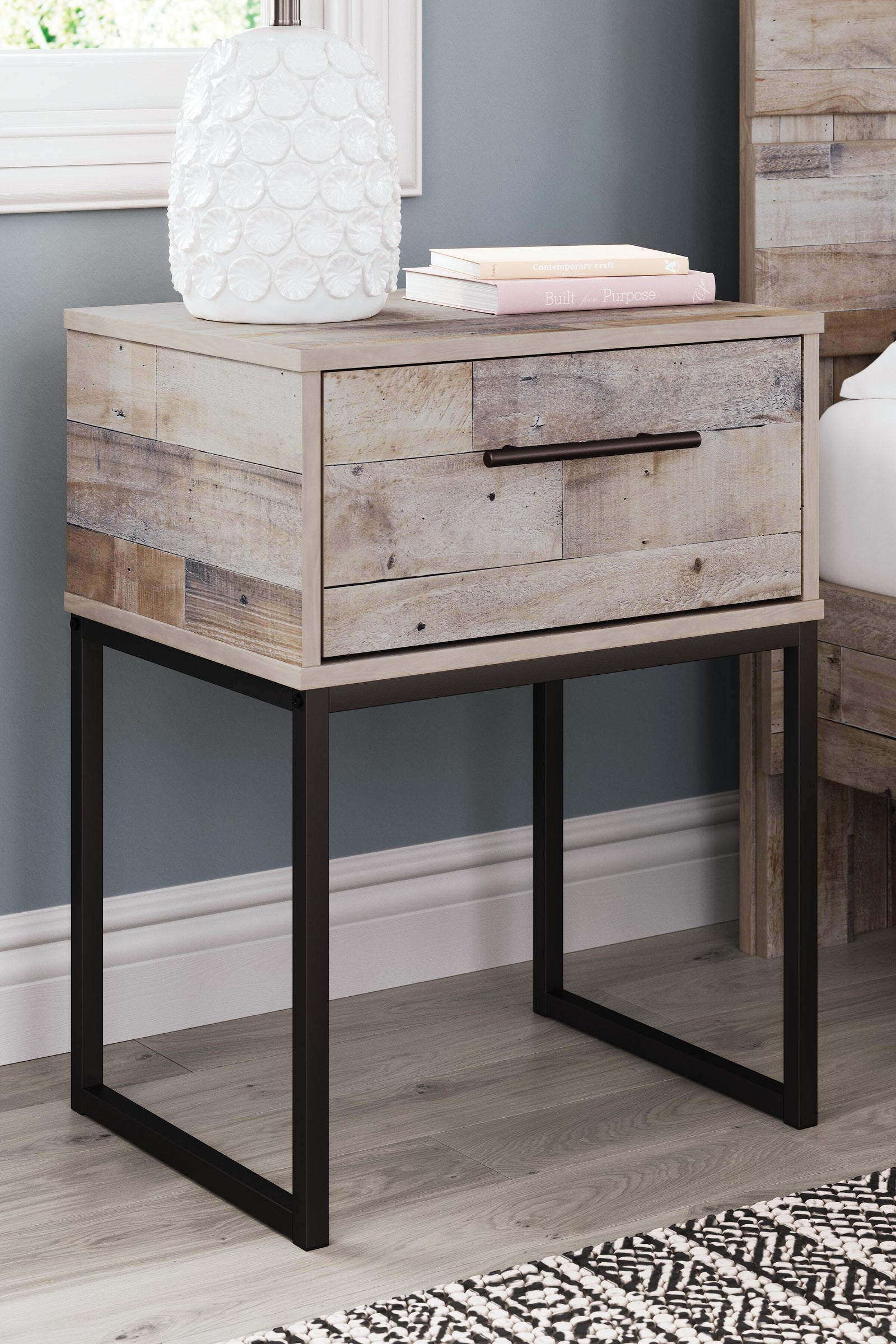 Neilsville Nightstand - Whitewash  (EB2320-SI) - Image 7