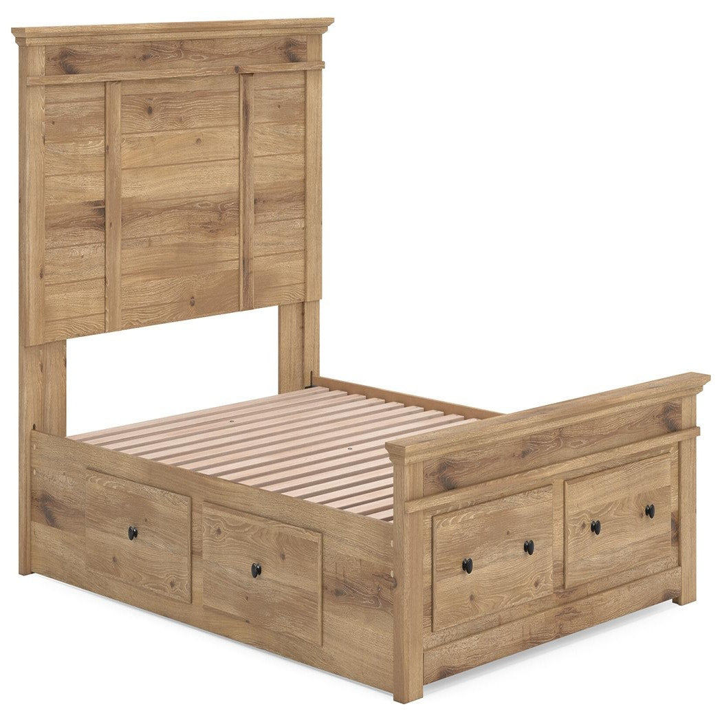 Makidern Queen Panel Storage Bed (PCB1170-SI) - Image 2