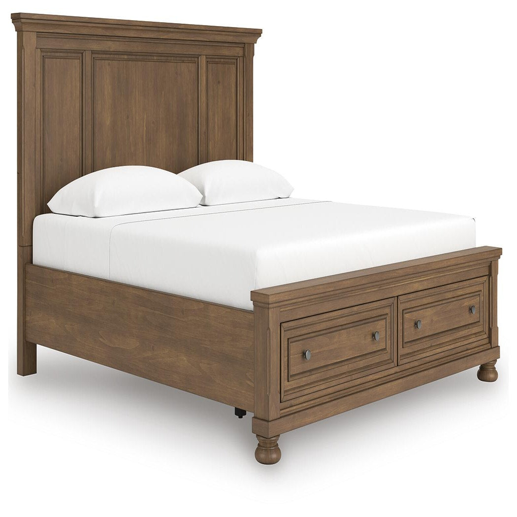 Feddinger King Panel Storage Bed (PCB779-SI)