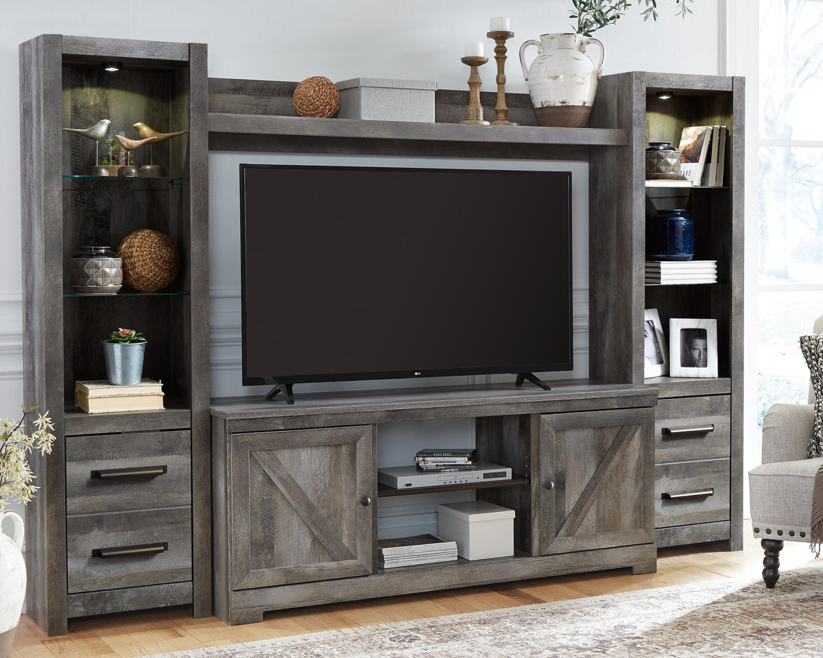Wynnlow 4-Piece Entertainment Center (W440-SI) - Image 4