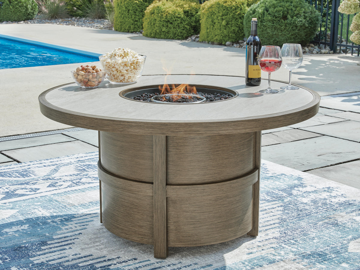 Rainier Ranch Fire Pit Table (P701-SI) - Image 14