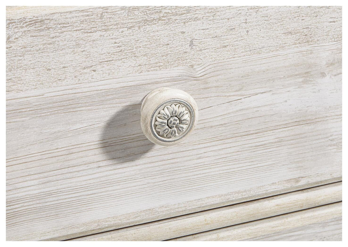 Paxberry Panel Bed, Chest and Nightstand - Whitewash  (B181-SI) - Image 19