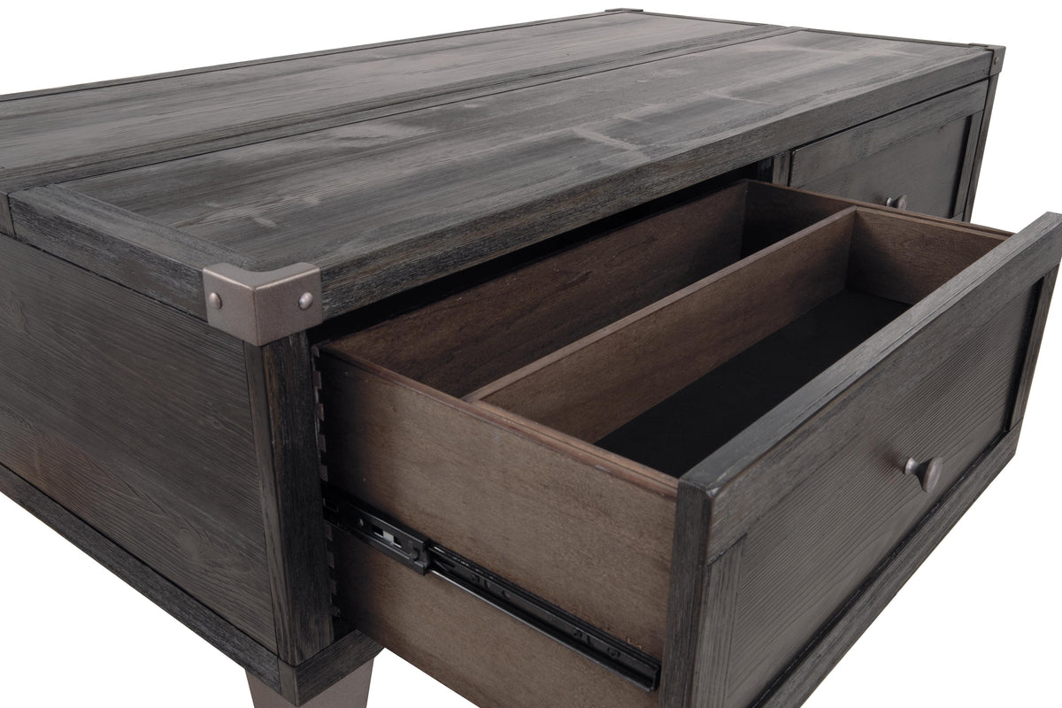Todoe Coffee Table and 2 End Tables - Dark Gray  (T901-SI) - Image 7