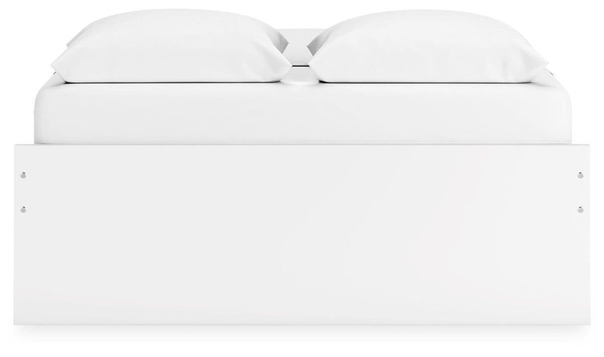 Onita Platform Bed - White  (EB9630-SI) - Image 5