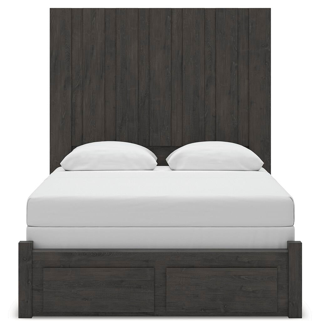 Fraluna Queen Panel Storage Bed (PCB3370-SI) - Image 5