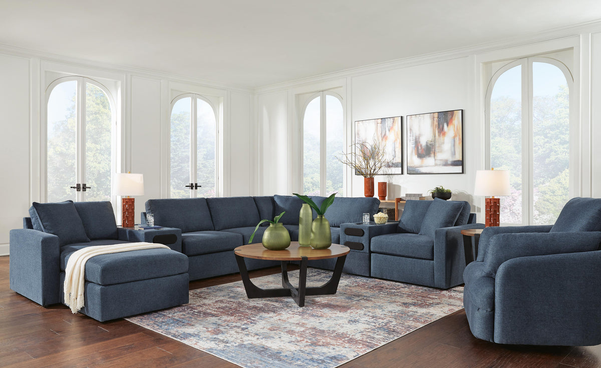 Modmax 4-Piece Sectional with Storage Chaise (92121-SI)