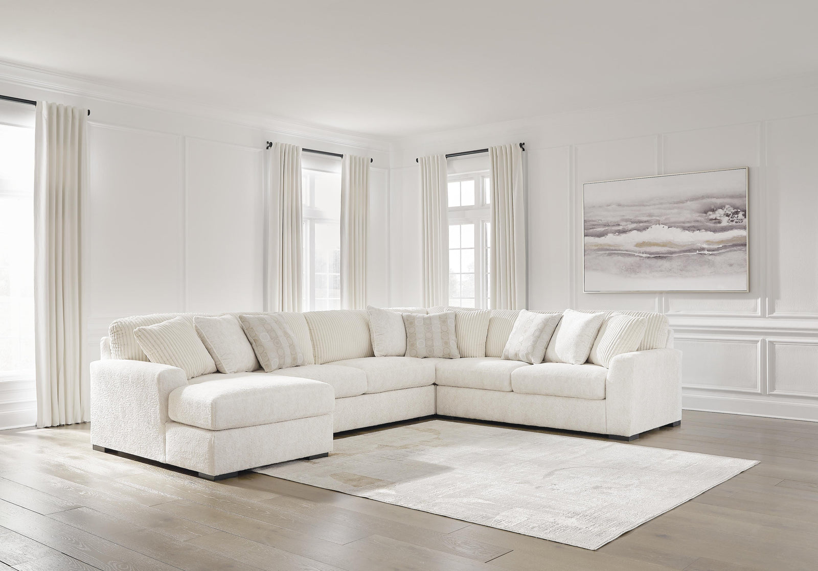Chessington 4-Piece Sectional with Chaise (61904-SI) - Image 3