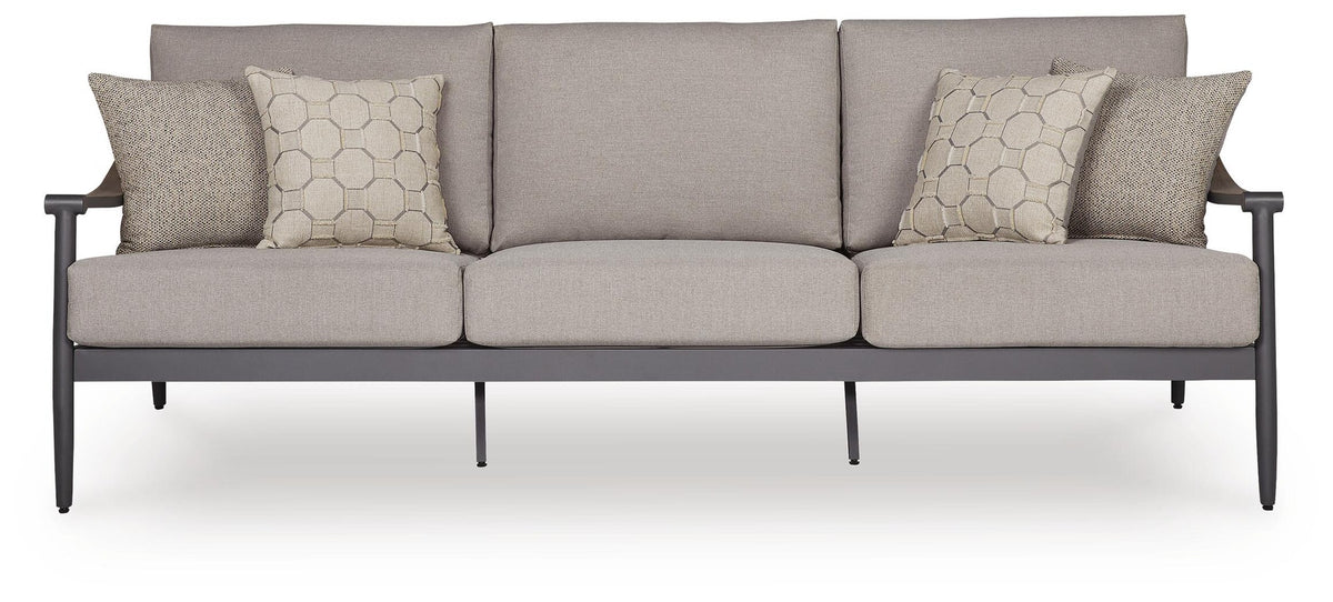 Ocean Beach Outdoor Sofa with Cushion (PCP510-SI) - Image 5
