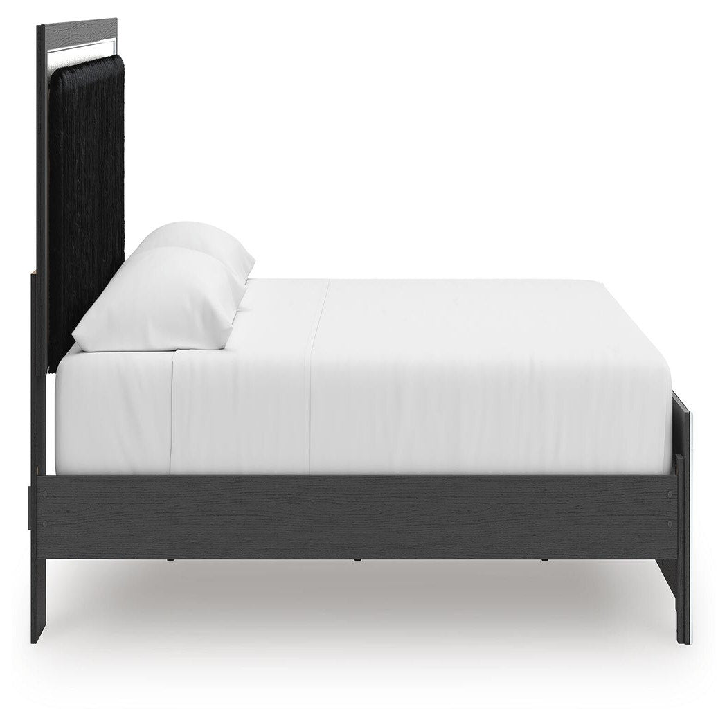 Zuraleus King Upholstered Panel Platform Bed (PCB3380-SI) - Image 5