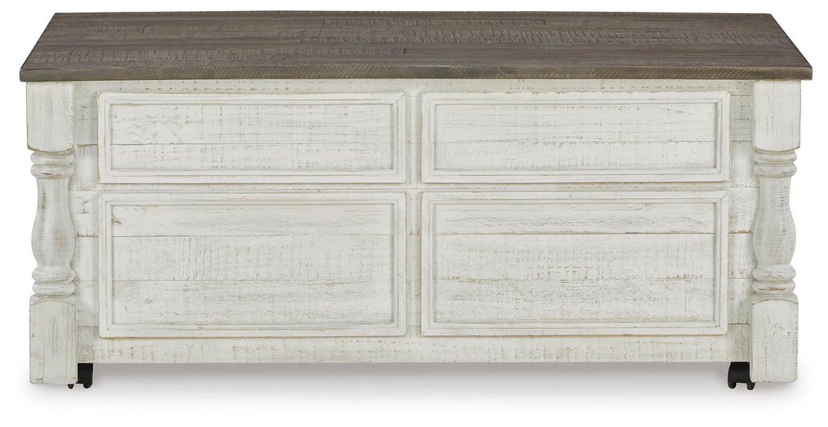 Havalance Lift Top Coffee Table and 2 End Tables - White/Gray  (T994-SI) - Image 6