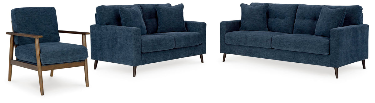 Bixler Sofa, Loveseat and Chair (26106-SI)