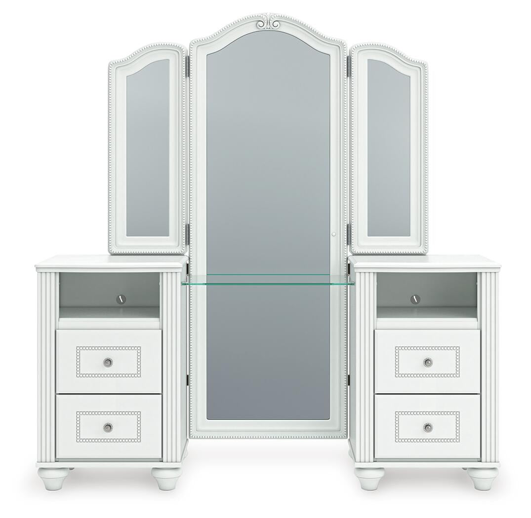 Kozlani Vanity with Mirror (PCB1819-SI) - Image 6