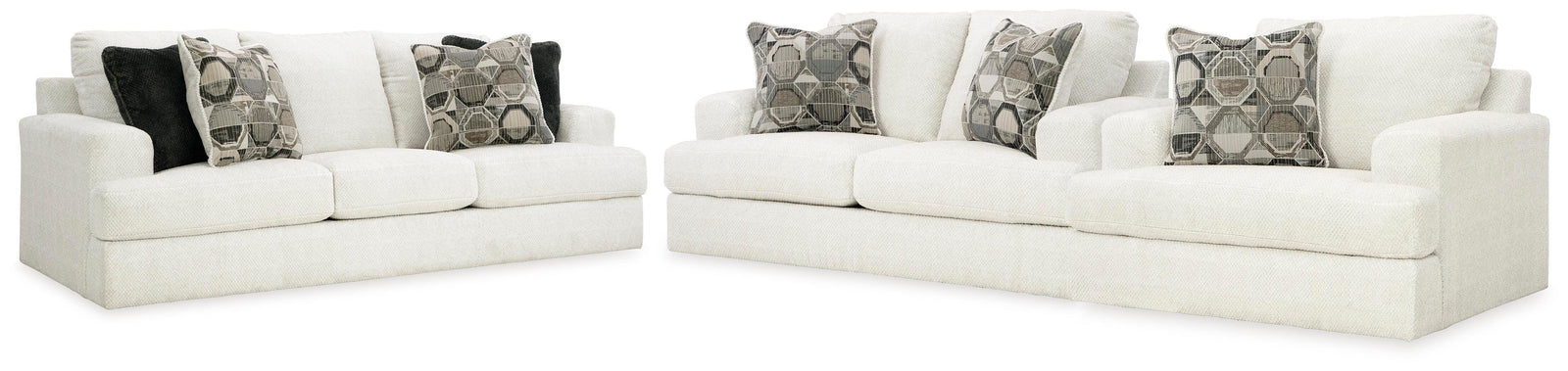 Karinne Sofa, Loveseat and Oversized Chair (31403-SI)