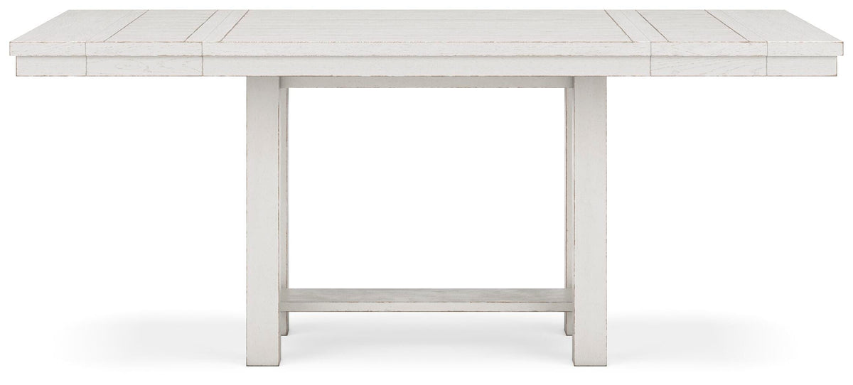 Robbinsdale Counter Height Dining Table, 4 Barstools and Bench (D642-SI) - Image 15