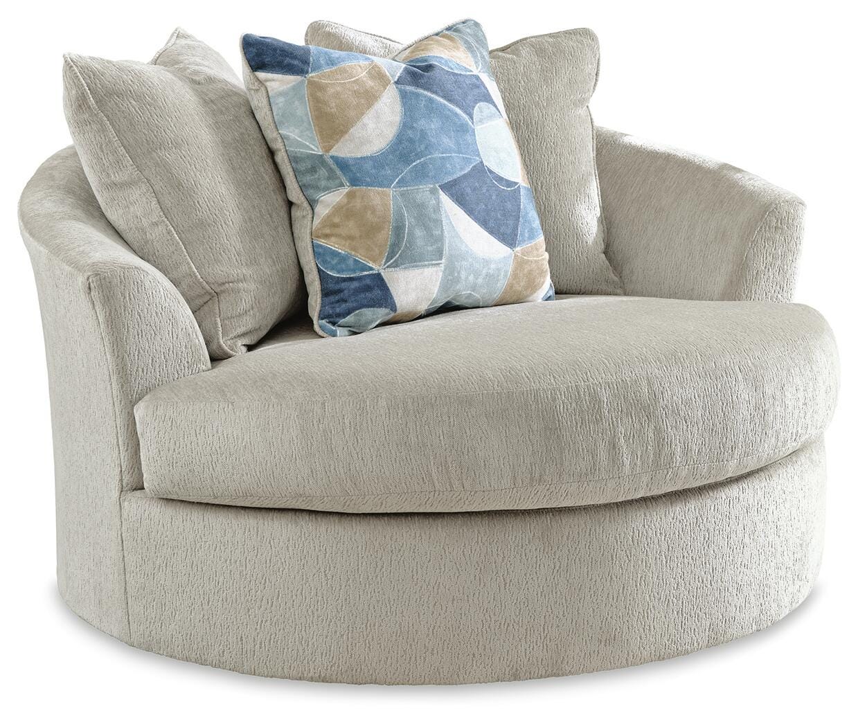 Maxon Place Oversized Chair and Ottoman (33004-SI) - Image 2