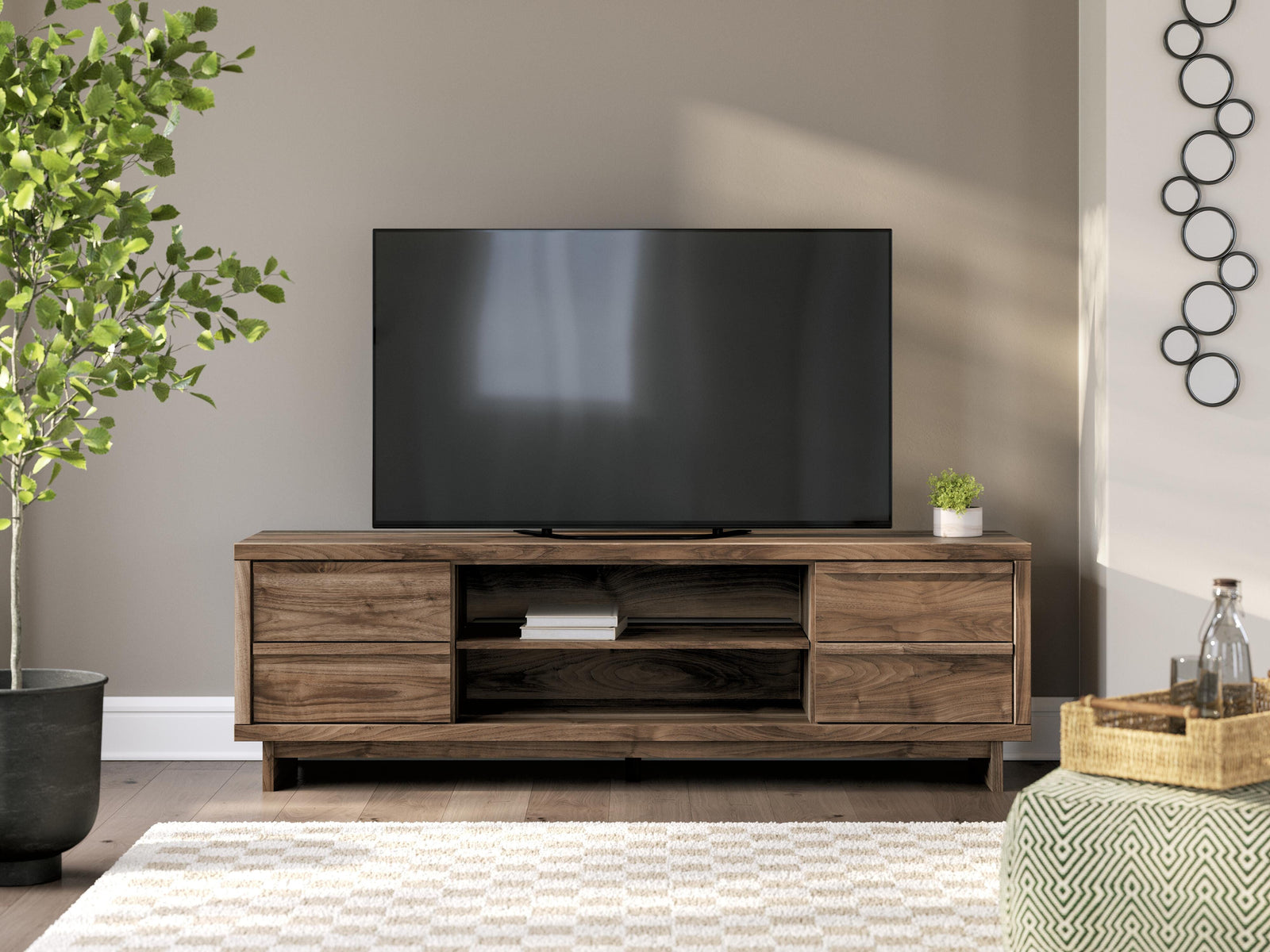Zadilyn 72 TV Stand (W3367-SI) - Image 10