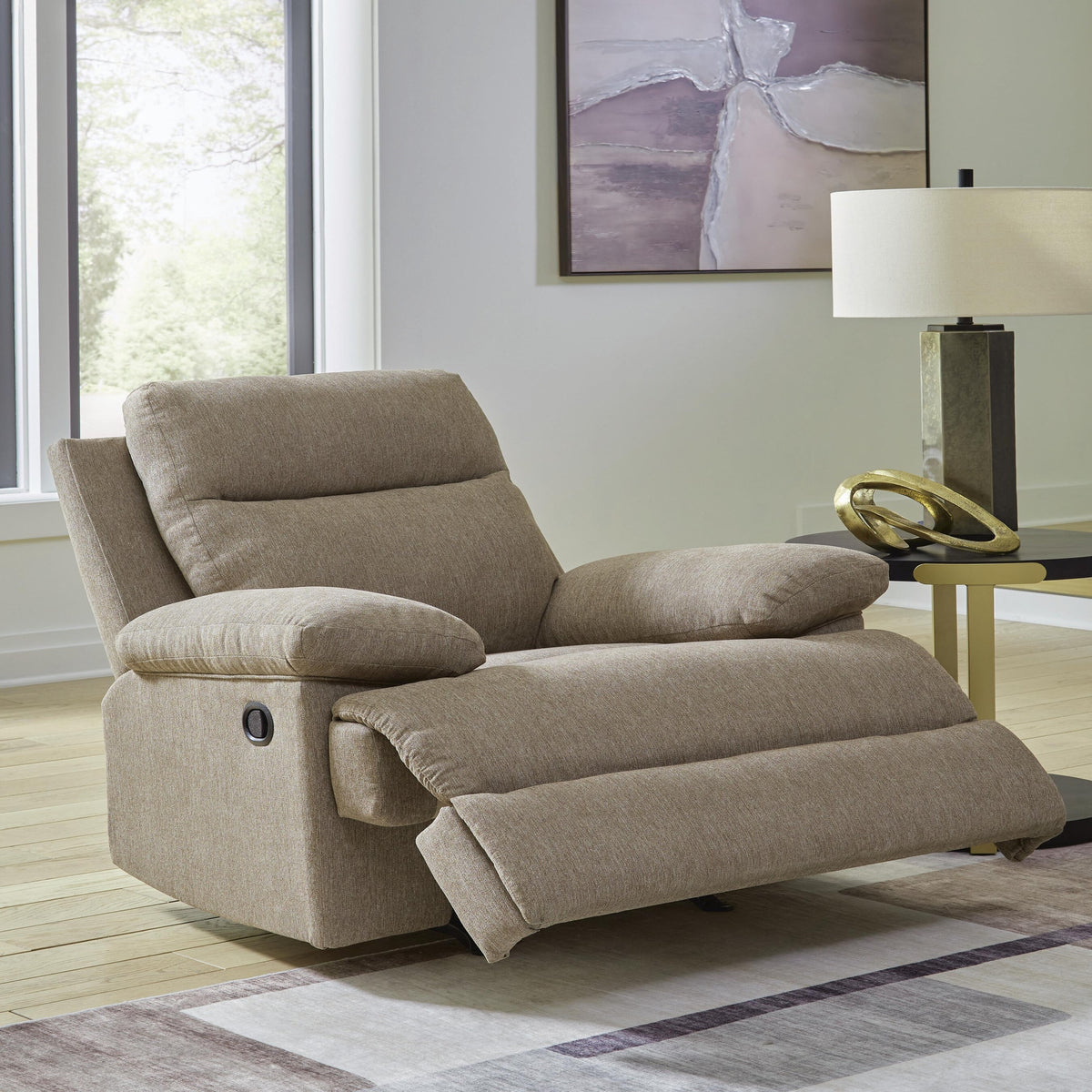 Side-Swipe Reclining Sofa with Drop Down Table (PC91405-SI) - Image 6