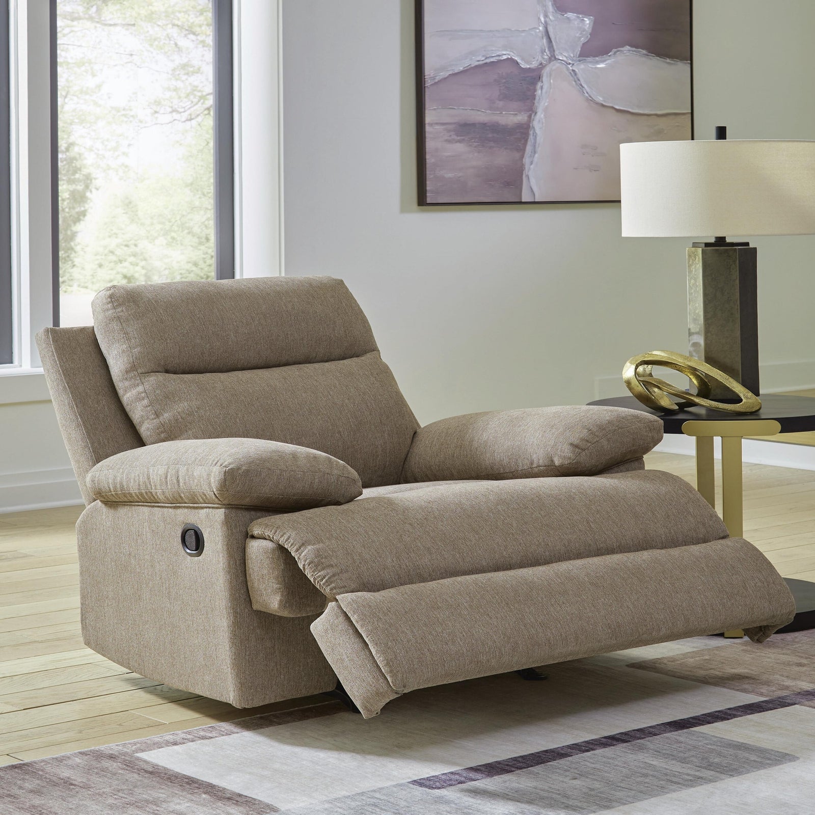 Side-Swipe Reclining Sofa with Drop Down Table (PC91405-SI) - Image 6