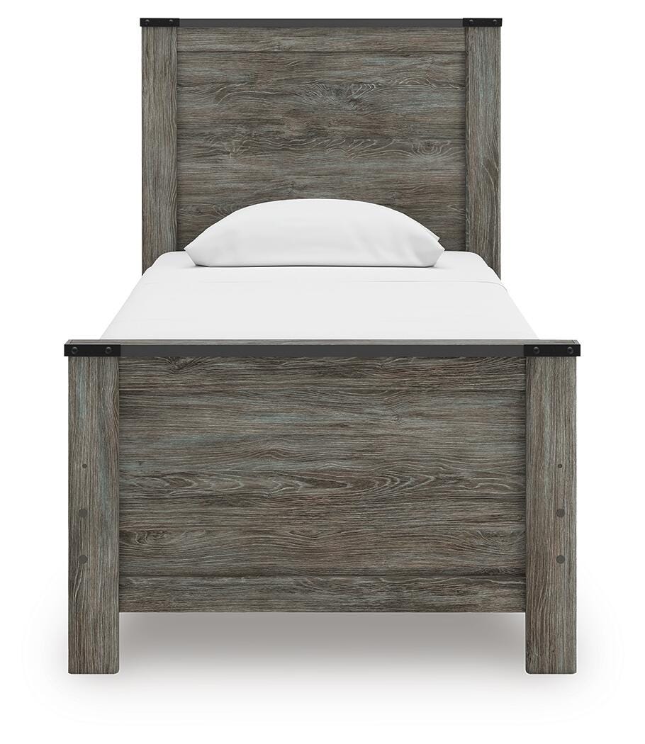 Frandern Panel Bed, Dresser and Mirror (B4480-SI) - Image 9